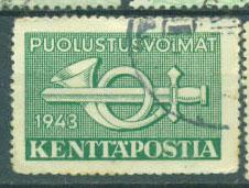 Финляндия 1943 г. полевая почта гашеная