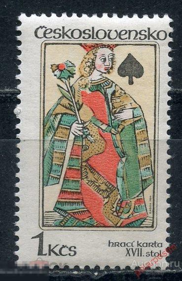 Y85 ЧЕХОСЛОВАКИЯ (ЧССР) 1984 2776 игральные карты 