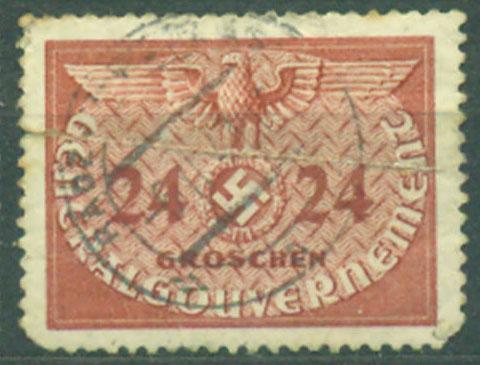 Генералгубернаторство 1940 г. стандарт гашеная**