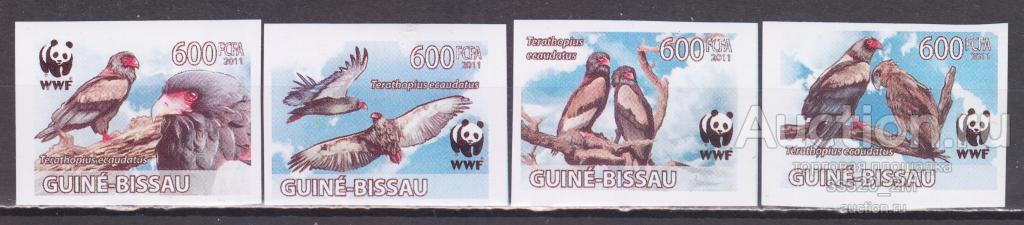 Гвинея-Бисау 2011 орел-скоморох Mi5229-5232 MNH б/зуб