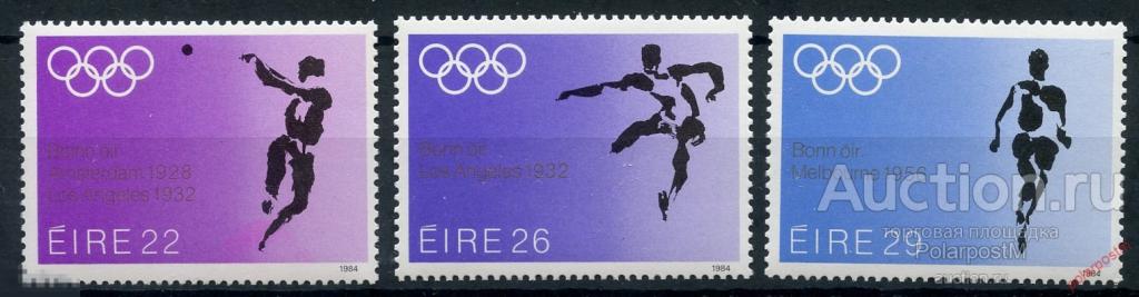 S125 Ирландия 1984 542-5444 Олимпийские игры - Лос-Анджелес, США 1984 