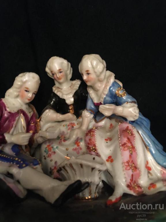 Фарфоровая композиция 19 век Германия
