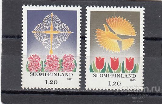 FINLAND  ФИНЛЯНДИЯ   Рождество Пара 1985  Сост** MNH