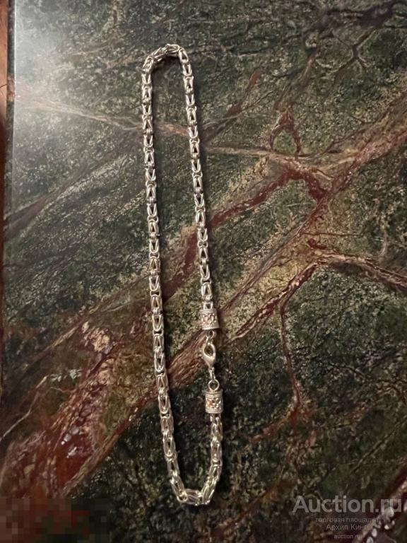 Серебряная цепочка унисекс.39 гр. 925 проба. Длина 51 см.