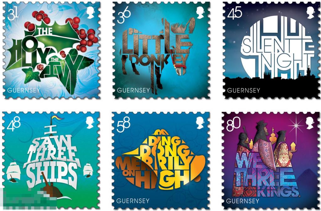 Гернси 2010 MNH++ - Рождество Традиции Осел Парусник 
