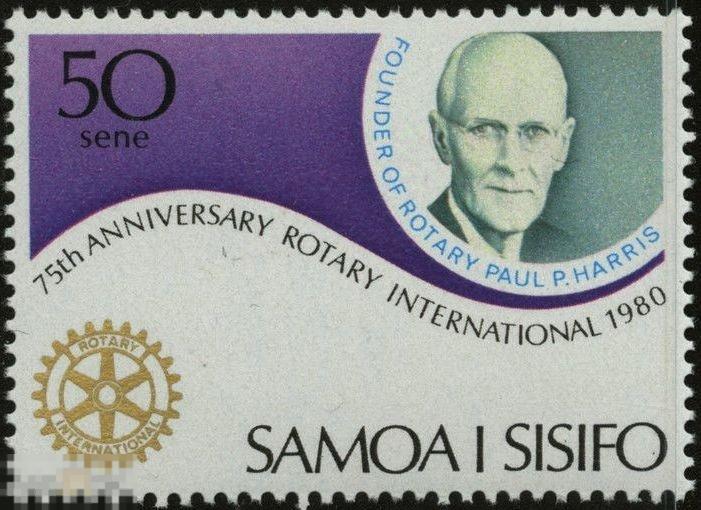 Самоа 1980 MNH - Ротари Личности Эмблема 