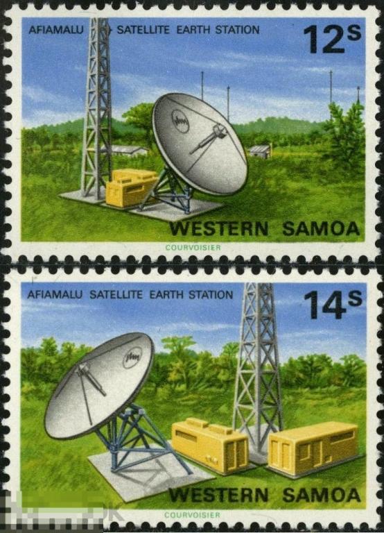 Самоа 1980 MNH - Телекоммуникации Радар Ландшафт 