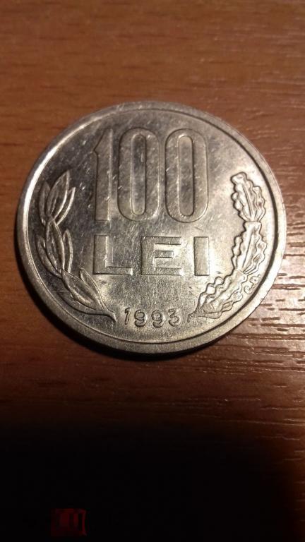 100 лей 1993г., Румыния, Михай Храбрый, оригинал, №636