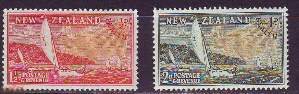 Новая Зеландия 1951 MH - Парусник Море Здоровье 