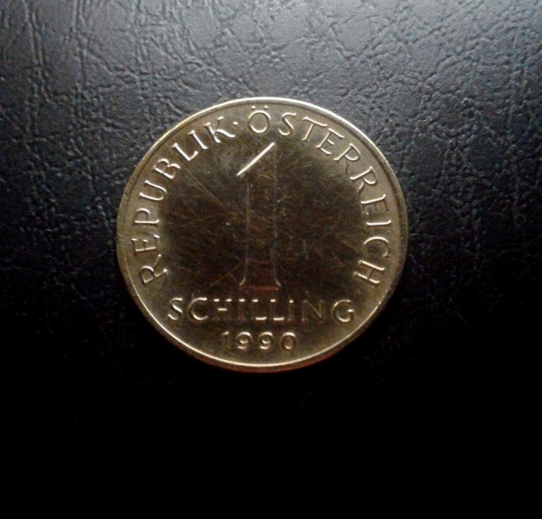 1 шиллинг, 1990 г. Австрия , Европа  (А14)
