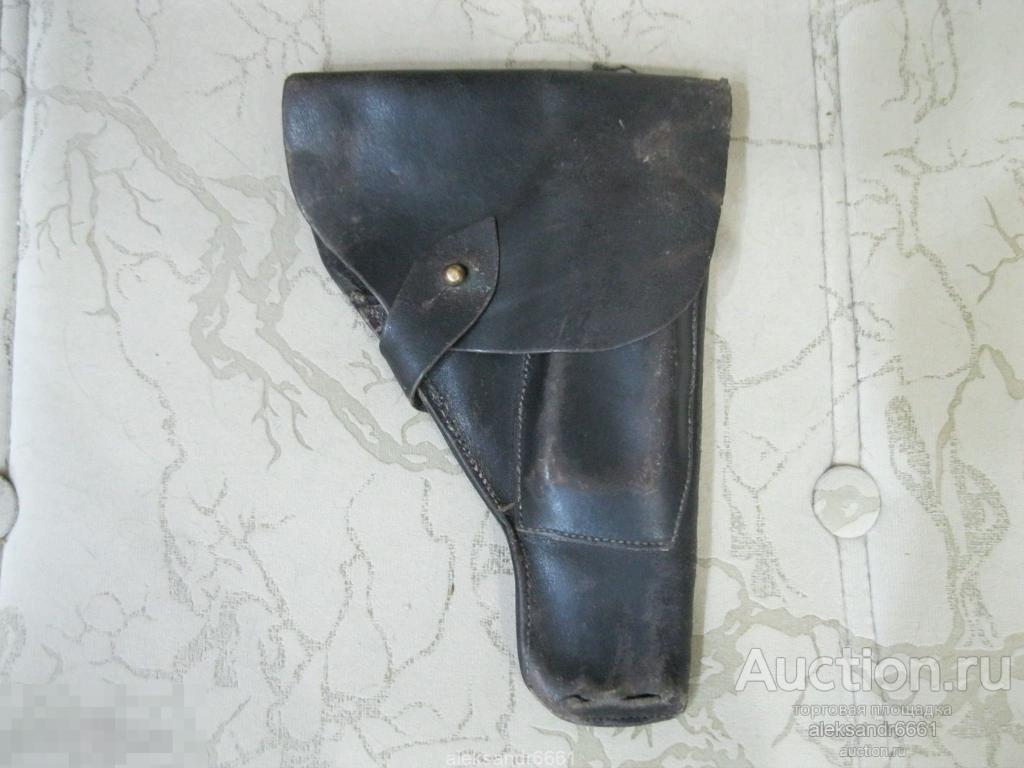 кобура СССР кожа ЧЕРНАЯ !!! ВМФ Наган ТТ Тульский Токарев ВОВ 