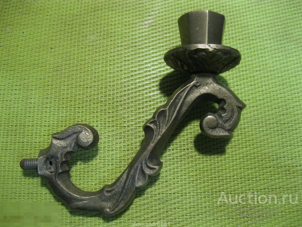 подсвечник бронза деталь тюльпан рожок шандал 