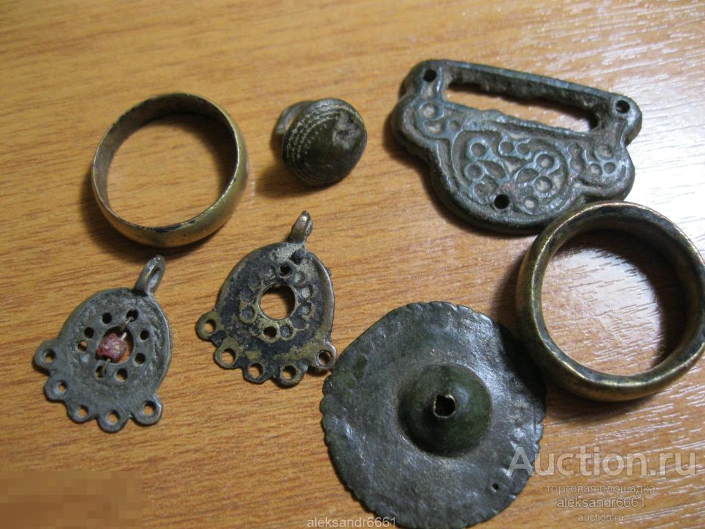 кольцо обручальное пуговица домонгол подвески пряжка украшение старинное 
