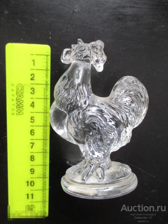 Хрустальный петушок Гусевский хрустальный завод 