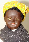 1913 г. Редкая Дореволюционная Антикварная Кукла Bruno Schmidt Германия Негритянка 44 см. Оригинал