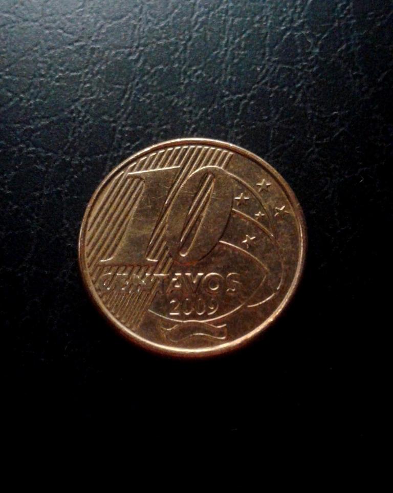 10 сентаво, 2009 г. Бразилия, Америка , хорошее состяние (Б51)