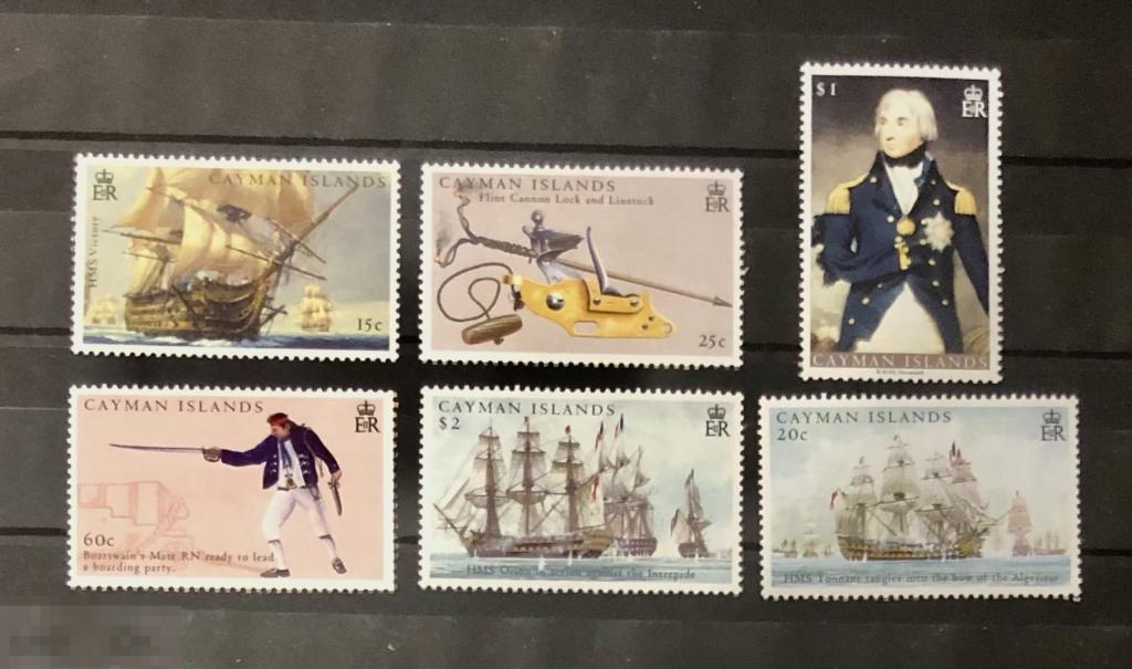 2005. Каймановы острова. 200 лет Трафальгарской битве. Полная серия. MNH. 