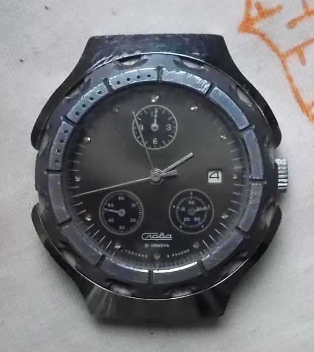 Часы Слава 21 камень на ходу нечастые состояние