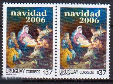 2006. Уругвай. Рождество. Пара. MNH. 