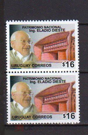 2006. Уругвай. 6 годовщина смерти Эладио Диесте. Пара. MNH. 