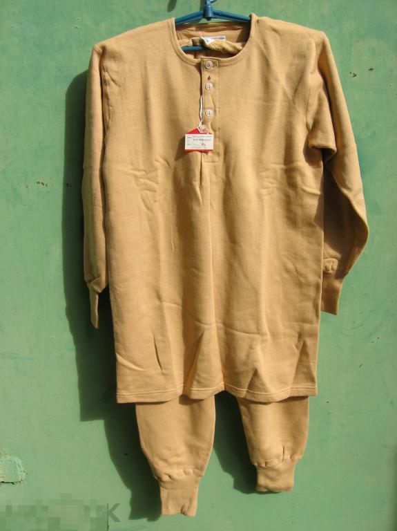 Бельё мужское нижнее с начёсом - комплект (фуфайка + кальсоны) КНР СССР. новое 