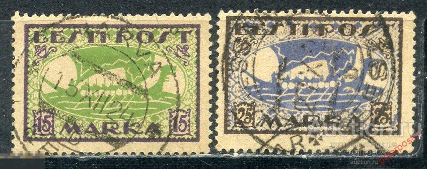 ЭСТОНИЯ 1920 23-24 Корабль викингов 