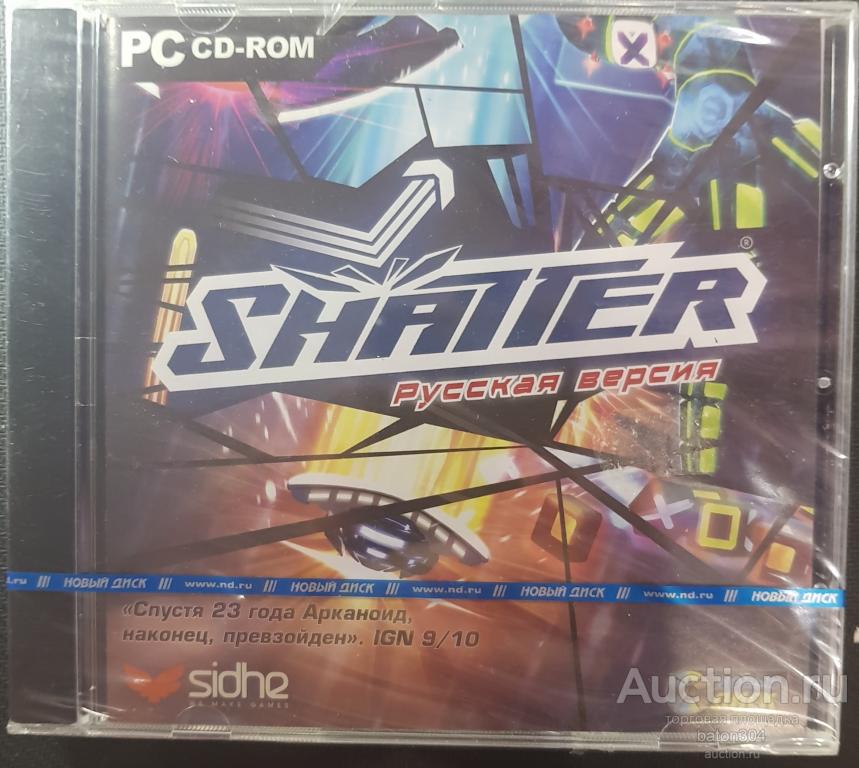 Компьютерная игра:SHATTER. Лицензия,новый в упаковке.