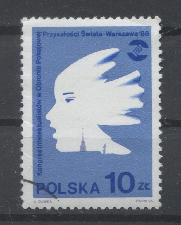 Конгресс интеллектуалов, серия 1м, Польша, 1986 MI 0,3 euro № 3013