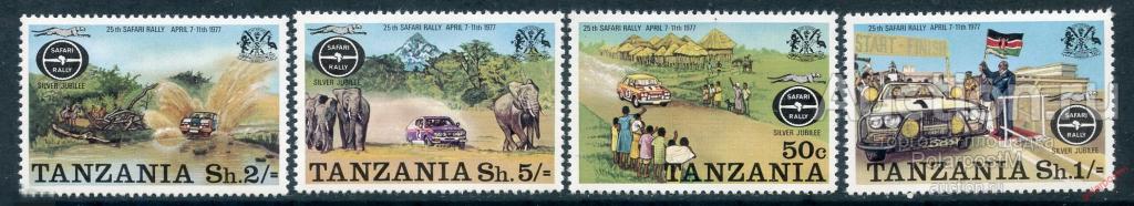 MS30 ТАНЗАНИЯ 1977 74-77 25-е сафари-ралли. Автоспорт. Автомобили. Слоны 