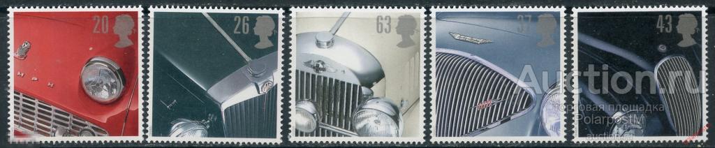 MS30 ВЕЛИКОБРИТАНИЯ 1996 1657-1661 Классические британские спортивные автомобили 