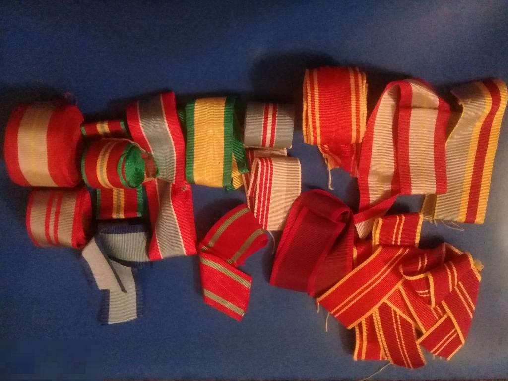 Лента  для  медалей  СССР  РОССИИ 