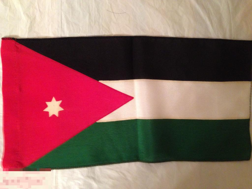 Флаг  флажок   Иордании  30 х 15 см 