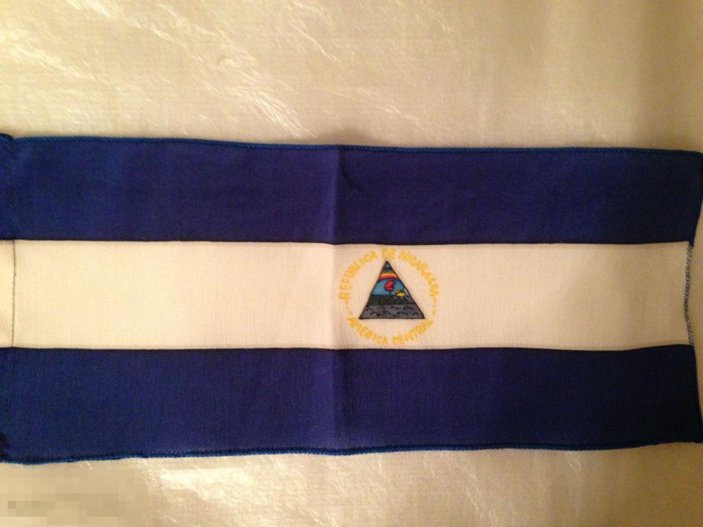 Флаг  флажок  Никарагуа  30х15 см 