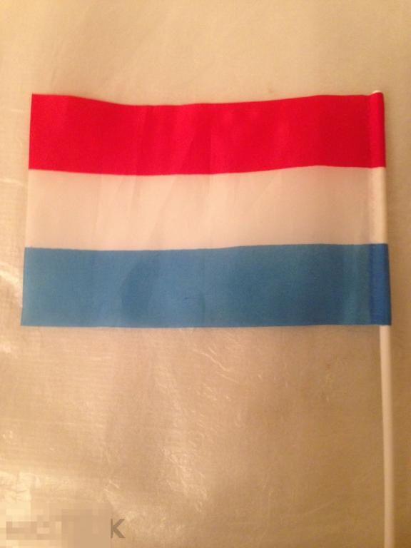 Флаг  флажок  Люксембург   18 х 12 см 