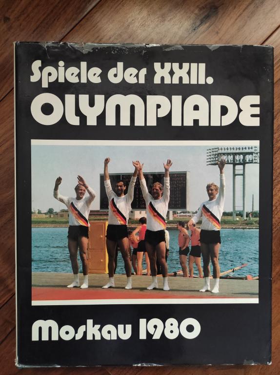 книга Олимпийские игры Москва 1980 год издание ГДР