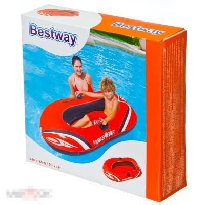 BESTWAY Лодка надувная, без весел, ПВХ, 145х84см, 61099 
