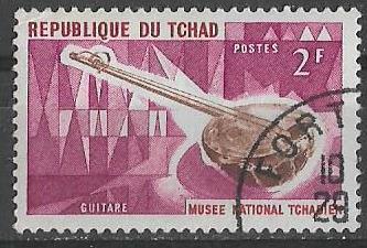 Чад 1965 г. Музыкальные инструменты, гаш.