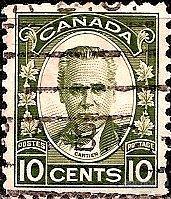Канада 1931 MiNr 151 (0.3€) Стандарт. Сэр Жорж Этьен Картье. U