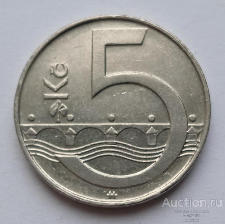 Чехия 5 крон . 2006 г .