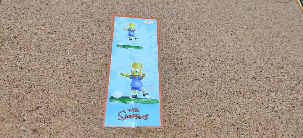 Вкладыш от киндер-сюрприза UN154 Симпсоны-2 Барт