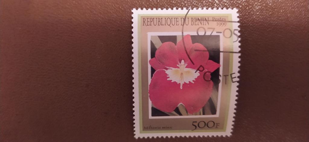 Марка Бенина, 1999, Цветок