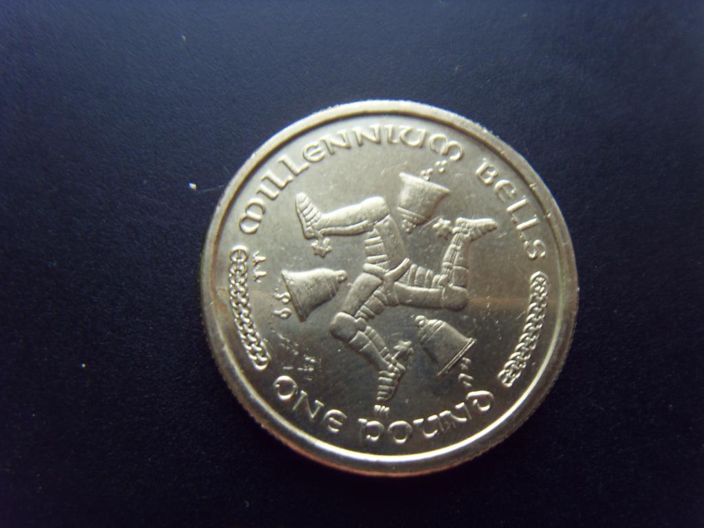 Мэн остров 1 фунт 2003 г. UNC