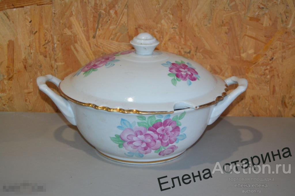 супница дулево цветы розы