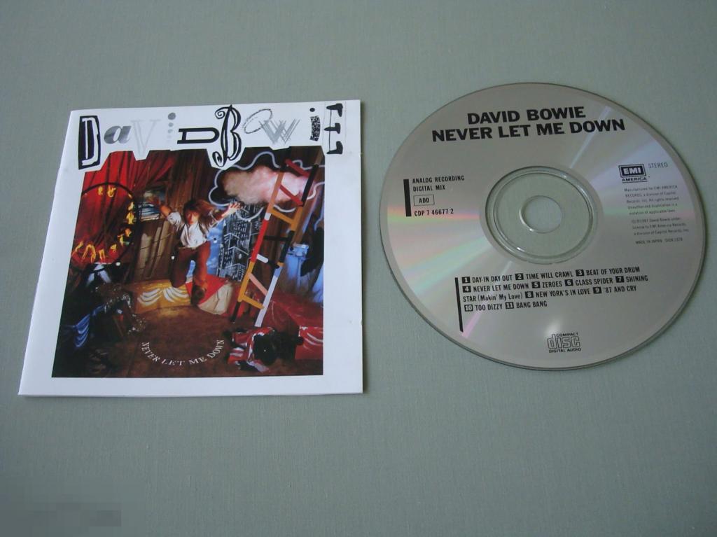 David Bowie ‎"Never Let Me Down" Europe NM-/NM 