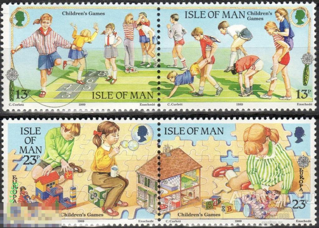 Остров Мэн Чистые марки  Европа СЕПТ  1989 