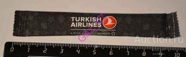 Сахар пакетик стик для коллекции Турецкие авиалинии Глюкофилия № 46