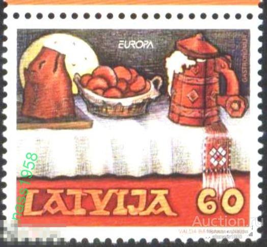 Латвия Чистая марка в буклет Европа СЕПТ 2005 