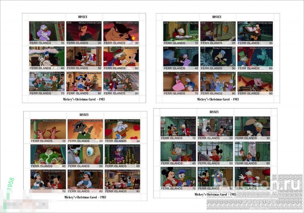 Острова Ферр  Чистые блоки Анимация Дисней Рождественская песня Микки 2018 