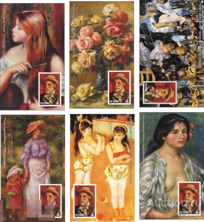 Тонго Чистые блоки Живопись Ренуар 2010 