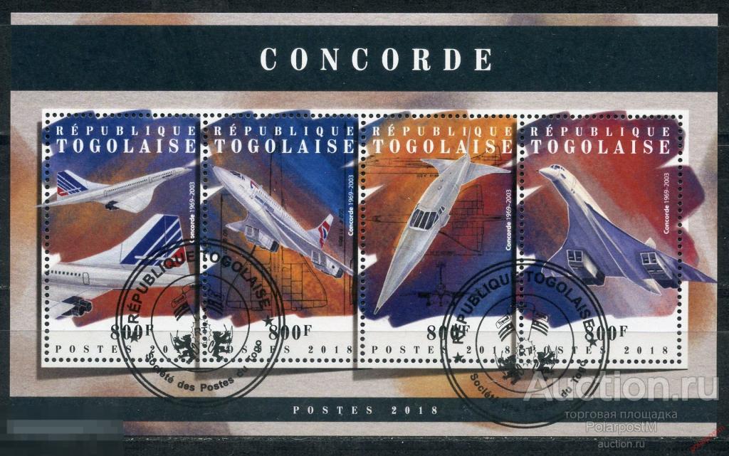 ТОГО 2018 TO003 Concorde 1969-2003 гг. Авиация. Самолеты 